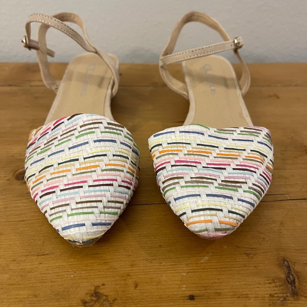 CL by Laundry Multi-Colored Hippie Flat Sz 6.5/37